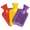 Pack of 3 Mini Hot Water Bottles - Natural Rubber