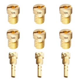 Main Jet/Pilot Jet Set Jetsetmoto Main Jet Keihin Maruge(6X8) #125#130#135#140#145#150 Pilot Jet (15X5.4/FCR) #40#45#5#50 Motorcycle Fit Estrea (-2006) | 250TR (2006) | 250TR (20006) 2-200 6) Storage