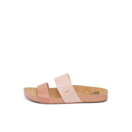 Reef Women's Cushion Vista Slide Sandal, Cameo Rose Duo, 9