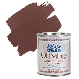 Old Village 1706qt Acrylic Latex Paint 1 Qt- Salem Brick