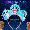 Handcess Light up Shell Headband LED Starfish Hair Band Glowing