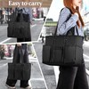 Damero Teacher Tote Bag with Padded Laptop Sleeve, Teacher Work