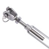 AOKOLL 3/8 Inch M10 Jaw & Jaw Turnbuckle for Cable