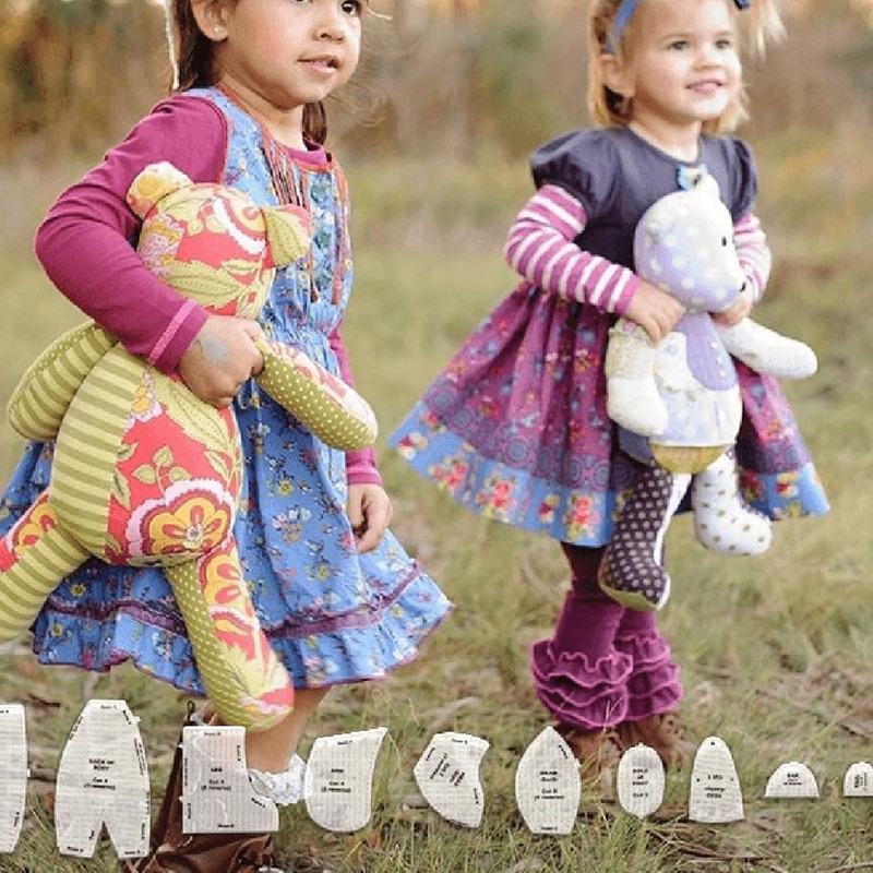 30 Pieces Memory Bear Sewing Pattern Template, Memory Bear Acrylic