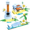 iixeal Creative 3in1 Tropical Ukulele, Whale and Beach House Building