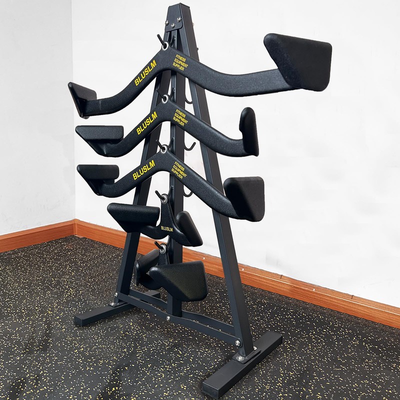 Gym Fitness LAT Pull Down Bar Storage Rack for Mag