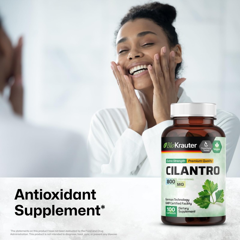 BIO KRAUTER Goldenseal Tincture 4 Fl. Oz. & Cilantro 100