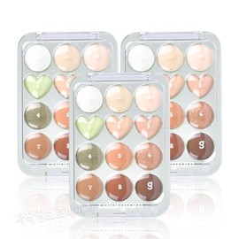 [Colorgram] Colorgram Noontorial Eye Palette 06 Buttercup Plus Brown Love (3 pieces) / [컬러그램] 컬러그램 눈토리얼 아이 팔레트 06 버터컵더하기브라운사랑 3개