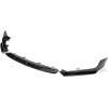 Front Bumper Lip Splitter Kit Painted Gloss Black For 2018-2020