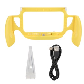 ABS Simple Ergonomic Console Hand Grip Protective Case Holder Accessories for Switch Lite HostYellow