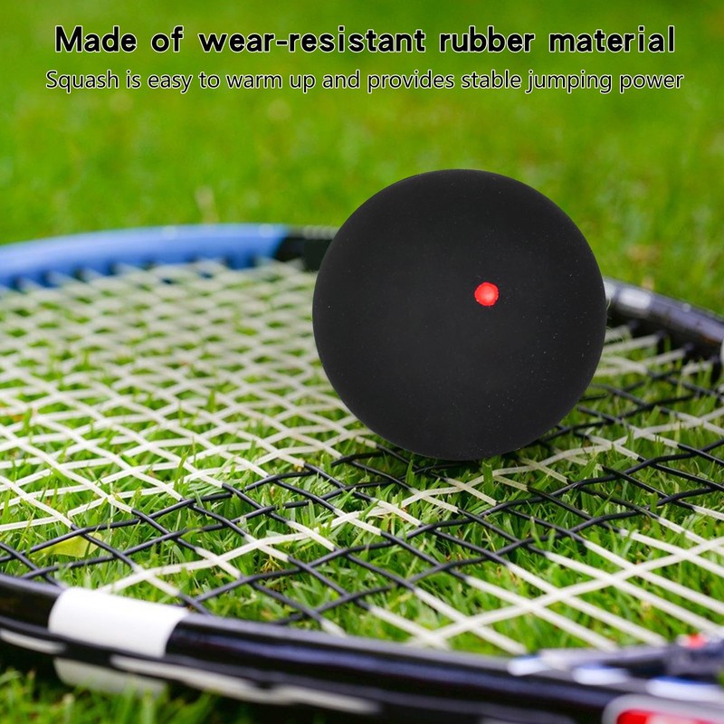 Homirty Squash Balls Sport Squash Ball, Rubber Squash Racket Balls,