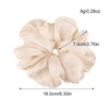 Pack of 3 Hair Bobbles Plain Scrunchies for Women Elastic