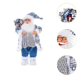 Harilla Classic 60cm Santa Claus Figurine Collectible Gift Decoration Christmas Doll Santa Figurine for Room Shop Window Party