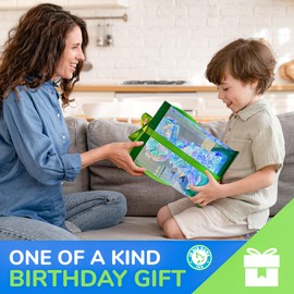 In His Name LED Dinosaur Night Light for Boys and Girls Dinosaur Lamp Premium Trex Nightlight for Kids & Bedside Dino Night Light for Unique Light Gifts Room Decor Spring Summer