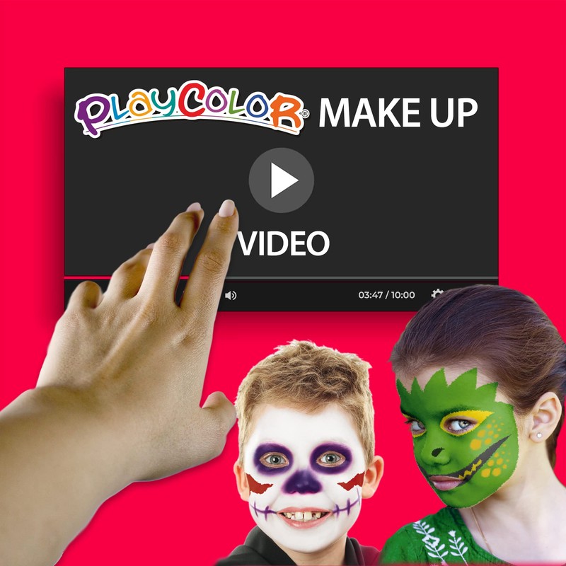 PLAYCOLOR Make Up Metallic Pocket - Schminkstifte - 6 01011