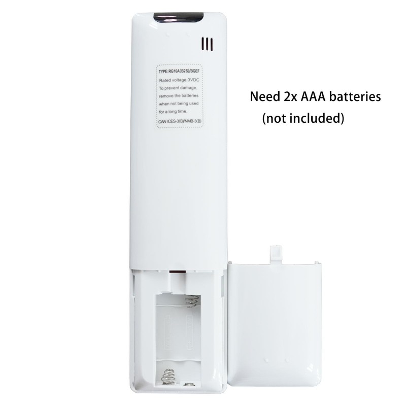 Replacement AC Remote Control RG10A / RH10B Compatible for Midea