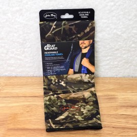 John Boy Camo Heat Guard Reversible Cooling Towel Tree Camoflage UPF 50 12 x 39