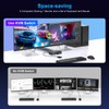 HDMI Kvm Switch 2 Monitors 2 Computers 4K@60Hz Dual Monitor
