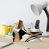 AQYIP Black White and Gold Pen Pencil Holder for Boho