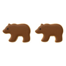 Mini Grizzly Bear 1.75 Inch Cookie Cutter from The Cookie Cutter Shop – Tin Plated Steel – Made in the USA
