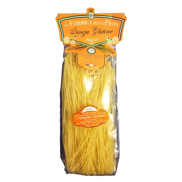 La Fabbrica Della Pasta Gluten Free Spaghetti Caserecci 500 Grams (1.1 lb)