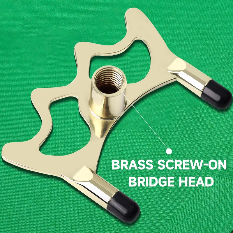 GSE Games & Sports Expert Billiard Cue Stick Brass Metal