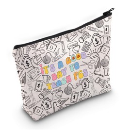 Family & Consumer Science Teacher Makeup Bag FCS Teacher Gifts It's A Good Day to Teach FCS Zipper Bag (It's a Good Day UK)