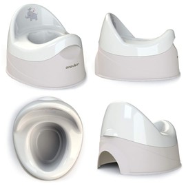 BABYLON Duet Children's Potty, Children's Toilets with Removable Bowl, Children's Toilet, Night Pot for Children/Toilet Seat Pot, Boys/Girls Children's Potty from 1 Year, Baby Accessories, Grey