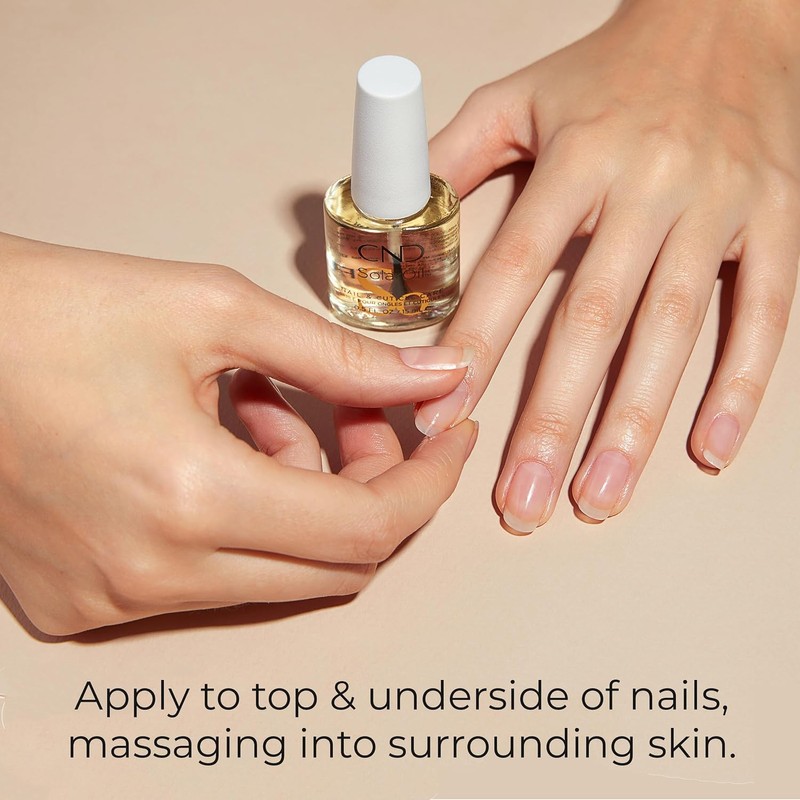 CND SolarOil cuidado de uñas y cutículas, 0.25 Fl. Oz