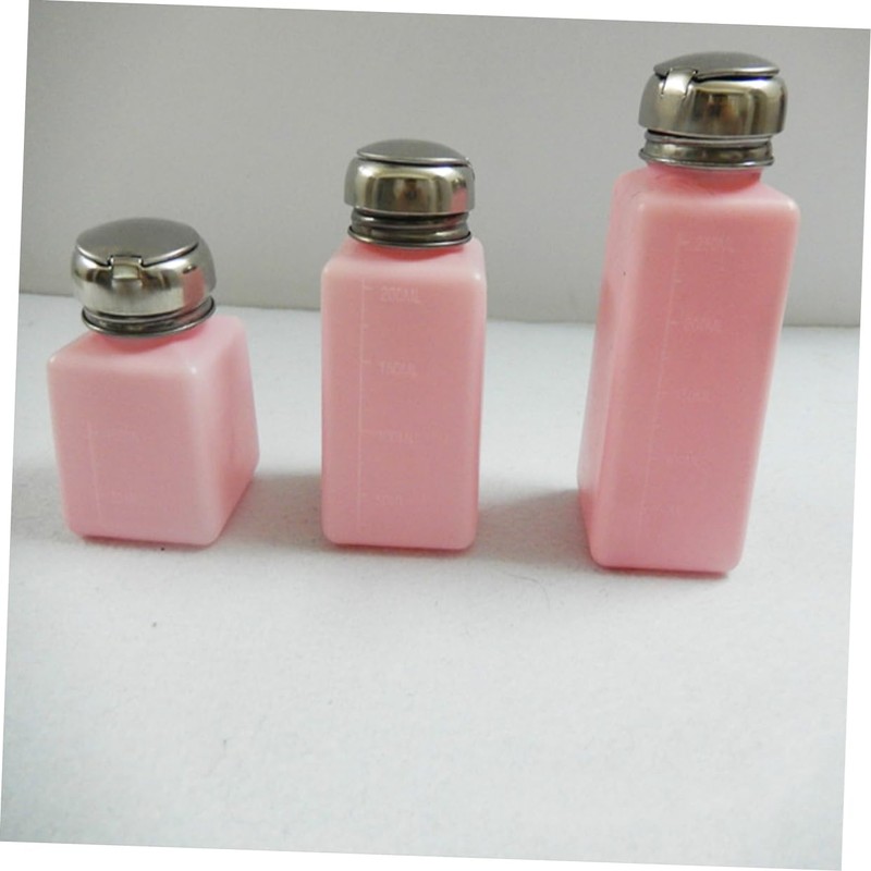 FOMIYES 3pcs Dispenser Bottle Nail Art Accessories