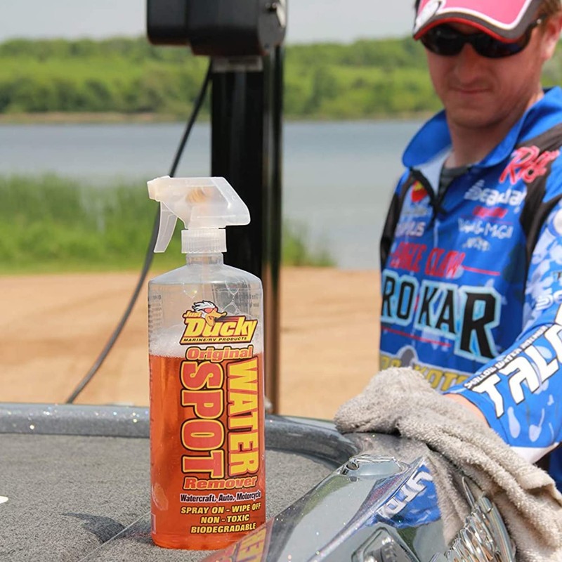 DUCKY PRODUCTS Original Water Spot Remover: Spray for Boat, Car,