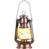 Lunartec Storm Lamp: LED Storm Lantern with Flame Effect 25