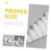 Healeved 3pcs Reusable Lotion Containers Airless Pump Bottles Pp Plastic
