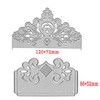 Adies 2pcs Lace Flower Metal Die Cuts ,Wedding Greeting Crad