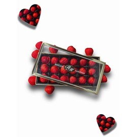 Bergen marzipan 18 piece Gift Box Strawberry Shape Marzipan