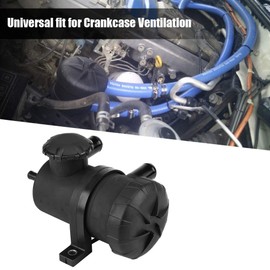 Oil Catch Can Filter, 3931030955 Universal Oil Catch Tank Oil Air Separator Storage Container + Stainless Steel Vent Filter for Ventilation