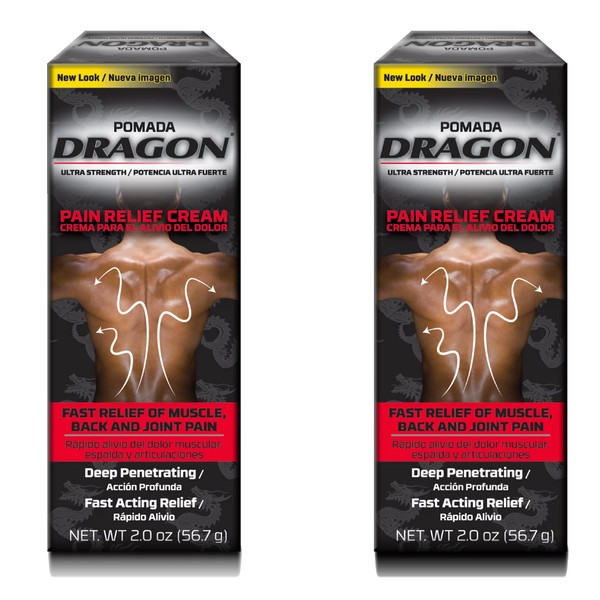 Dragon Pain Relief Cream - 2oz, Pack of 2