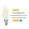 Beonllay 12 Volt LED Candelabra Bulbs E12 Base Light Bulb