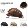 Clape 4 Piece Newsboy Flat Cap Classic Cabbie Cap Summer