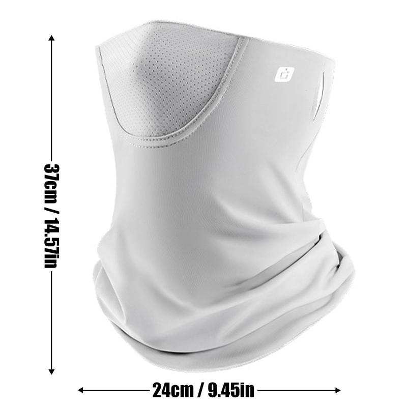 UPF 50+ Breathable Cooling Face Cover Sun UV Protection Earloop