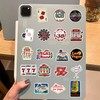 Pack of 50 Las Vegas Stickers Waterproof Aesthetic Cartoon Stickers