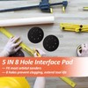 Hook and Loop Soft Sponge Cushion Buffing Backing Pads, 12.5