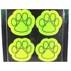 Reflective High Visibility Safety Stickers - Paws Pack of 8