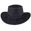 URBAN 5884 Genuine Leather Cowboy Hat, Western Cowboy Hat Made