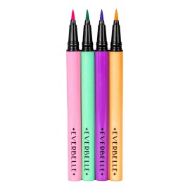 Everbelle - Kit De 4 Delineadores Magnéticos De Colores 1ml Color Multicolor Efecto Mate