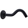 8 Inch S-Shape Curved Shower Arm with Flange Stainless Steel