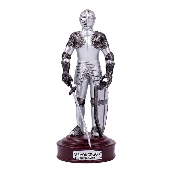 Roman Giftware Inc., Inspirational Armour of God Collection, 5" H Armor of GOD Knight Figure,Religious, Inspirational, Durable (2x2x5)