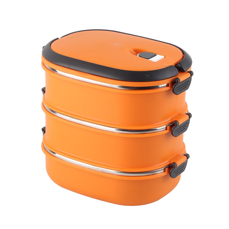 3 Layers Bento Box Stainless Steel Portable Insulated Lunch Containers