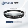 PATIKIL 40.5mm Close-up Filter Macro Lens Filter +4 Diopter Magnification