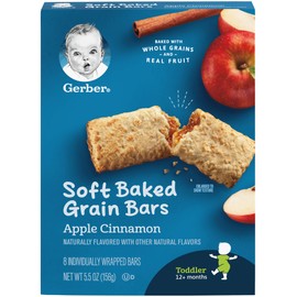 Gerber Graduates Cereal Bar, Apple Cinnamon, 5.5 Ounce (Pack of 6)